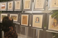 Triển lãm bên chiến hào - những bức ký hoạ đầy tính lịch sử của Huỳnh Phương Đông