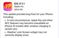 ios 17.1.1