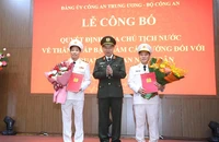 2 Thứ trưởng Bộ Công an được thăng cấp bậc hàm lên Trung tướng