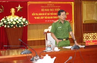 Công an TP đánh giá cao thực hiện cao điểm ‘90 ngày, đêm’