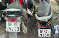 Công an tìm chủ của 2 xe máy trong vụ tạt sơn ở Bình Tân