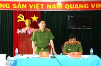 Cục C07 làm việc với Công an TP.HCM về công tác bảo vệ Lễ Kỷ niệm 50 năm Ngày giải phóng miền Nam, thống nhất đất nước