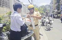TP.HCM: Tăng cường xử lý học sinh vi phạm luật giao thông