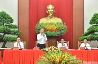 Chùm ảnh: Bộ Chính trị gặp mặt Lãnh đạo, nguyên lãnh đạo Đảng, Nhà nước