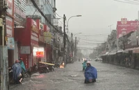 TP.HCM có thể ngập sâu do mưa lớn kết hợp triều cường
