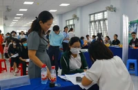Tại TP.HCM có nhiều hoạt động tuyển dụng lao động sau Tết Nguyên đán 2024. Ảnh: VÕ THƠ
