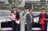 Thực hư thông tin 'Bố tặng con xe Roll Royce' trong lễ tốt nghiệp ở Phú Thọ