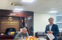 Tiến sĩ, Luật sư Đào Ngọc Chuyền – Chủ nhiệm Đoàn Luật sư TP Hà Nội phát biểu tại phiên họp tổng kết ngày 08/01/2024. Ảnh: Website Đoàn Luật sư Hà Nội.