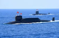 Tàu ngầm tên lửa đạn đạo hạt nhân Type 094 của Hải quân Trung Quốc. Ảnh: REUTERS