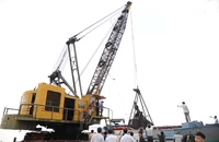 Tiền Giang chính thức khai thác mỏ cát đầu tiên cung ứng cho dự án Vành đai 3 TP.HCM