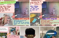 Hội đan móc len làm 'tai giả' gửi tuyến đầu chống dịch 