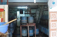 Một cơ sở trồng giá đỗ bằng hóa chất Trung Quốc