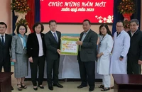 Bí thư TP Đà Nẵng thăm 2 bệnh viện ngày cận Tết