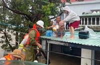 Công an Đà Nẵng vào Đắk Lắk cứu nhiều người dân trong lũ dữ