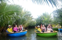 Khám phá rừng dừa Bảy Mẫu ở Hội An trên thuyền thúng
