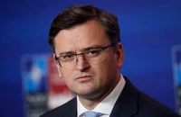 Ngoại trưởng Ukraine Dmitry Kuleba. Ảnh: Tom Kalnins/EPA-EFE