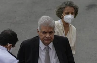 Tổng thống Sri Lanka - ông Ranil Wickremesinghe. Ảnh: Eranga Jayawardena/AP