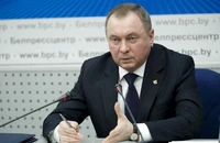Ngoại trưởng Belarus Vladimir Makei. Ảnh: AFP