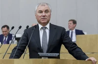 Chủ tịch Duma Quốc gia Vyacheslav Volodin. Ảnh: AP