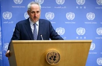 Người phát ngôn của LHQ Stephane Dujarric. Ảnh: Volkan Furuncu/ANADOLU AGENCY/GETTY IMAGES
