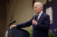 Tổng thống Mỹ Joe Biden phát biểu sau hội nghị thượng đỉnh G7 hôm 21-5. Ảnh: Jonathan Ernst/REUTERS