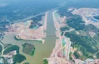 Khung cảnh kênh đào nhân tạo Bình Lục. Ảnh: cnr.cn