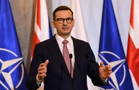 Thủ tướng Ba Lan Mateus Morawiecki. Ảnh: Daniel Leal/POOL/REUTERS