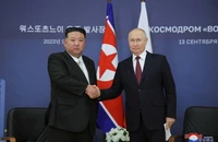 Chùm ảnh: Ông Putin đón tiếp, hội đàm và chiêu đãi ông Kim Jong-un