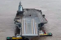 Trung Quốc công bố hình ảnh tàu sân bay Phúc Kiến thuộc thế hệ mới nhất