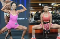 Cụ bà 71 tuổi cơ bụng sáu múi giành huy chương cuộc thi thể hình