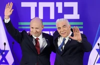 Hai cựu thủ tướng Israel hợp lực thách thức ông Netanyahu trong cuộc bầu cử sắp tới