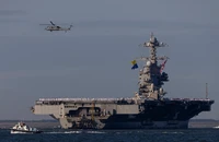 Siêu tàu sân bay USS Gerald R. Ford của Mỹ về nước sau hải trình dài kỷ lục
