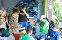 Gian hàng 0 đồng, nơi san sẻ niềm vui cho lao động nghèo
