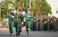 1.500 chiến sĩ quận 3 tham gia duyệt đội ngũ khai mạc Hội thao quốc phòng 2024 