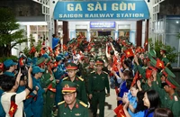TP.HCM: Hàng trăm chiến sĩ lên đường làm nhiệm vụ diễu binh Quốc khánh 2-9