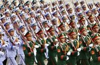 Hình ảnh ấn tượng các khối tham gia tổng duyệt diễu binh, diễu hành chào mừng Quốc khánh 2-9