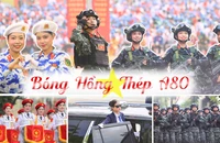  Những 'bóng hồng thép' rạng ngời trong đội hình diễu binh ngày Quốc khánh 2-9 