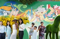 Đất trống Phan Đình Phùng ‘về đích’ thành vườn hoa, công viên xanh