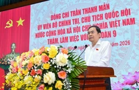 Chủ tịch Quốc hội Trần Thanh Mẫn thăm và làm việc với Sư đoàn 9, Quân đoàn 34