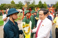Hơn 9.000 thanh niên TP.HCM hăng hái lên đường nhập ngũ