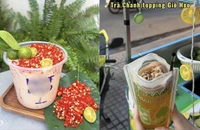 Trà sữa, trà chanh kết hợp hành lá, giò heo: Xin đừng phá hoại cảm xúc ăn uống!