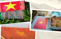 'Biến mái nhà thành lá cờ Tổ quốc': Trào lưu thấm đẫm niềm tự hào dân tộc
