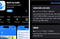 Thêm thủ đoạn lừa đảo: Gọi điện đòi nợ tiền nước, ép tải ứng dụng giả
