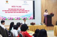 Tăng cường năng lực tiếp cận pháp luật cho người khuyết tật