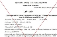 Cảnh báo Giấy mời giả mạo BHXH TP.HCM 