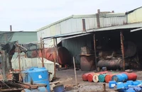 Một cơ sở tái chế chất thải nguy hại gây ô nhiễm khu dân cư