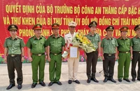 Đồng Nai công bố quyết định thăng hàm Đại úy cho Trung úy Thái Ngô Hiếu