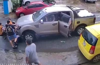Bắt nhóm hỗn chiến đánh gục 3 người trên ô tô ở Đồng Nai