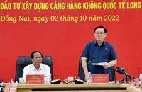Chủ tịch Quốc hội kiểm tra dự án sân bay Long Thành, cao tốc Bến Lức - Long Thành 