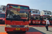 Đảm bảo an toàn vận chuyển khách bằng xe buýt trong dịp Tết Nguyên đán